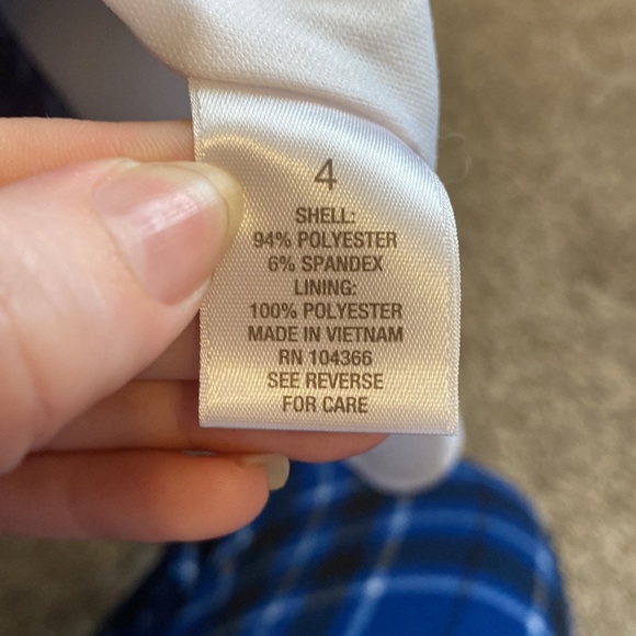 Blue and White Gown - Picture 4 of 5